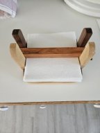 hardwood napkin holder
